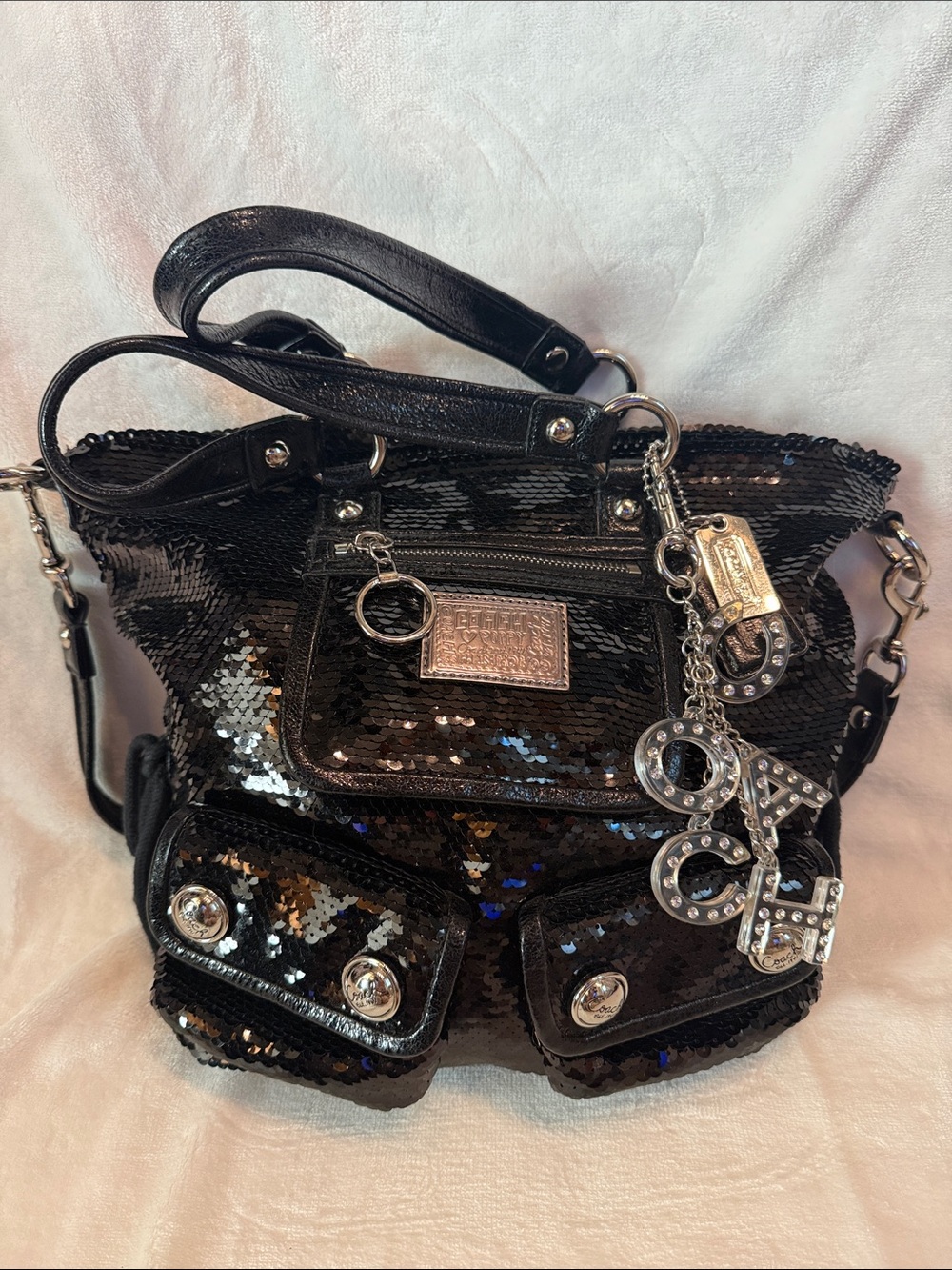 Vintage Coach Poppy Sequin Spotlight Bag